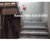 Cварка - монтаж каркаса лестницы. Киев.